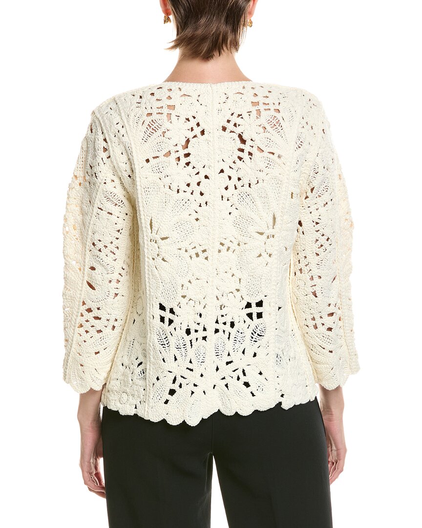 Anne Klein Floral Cardigan Jacket