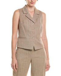 Anne Klein Anne Klein Herringbone Vest