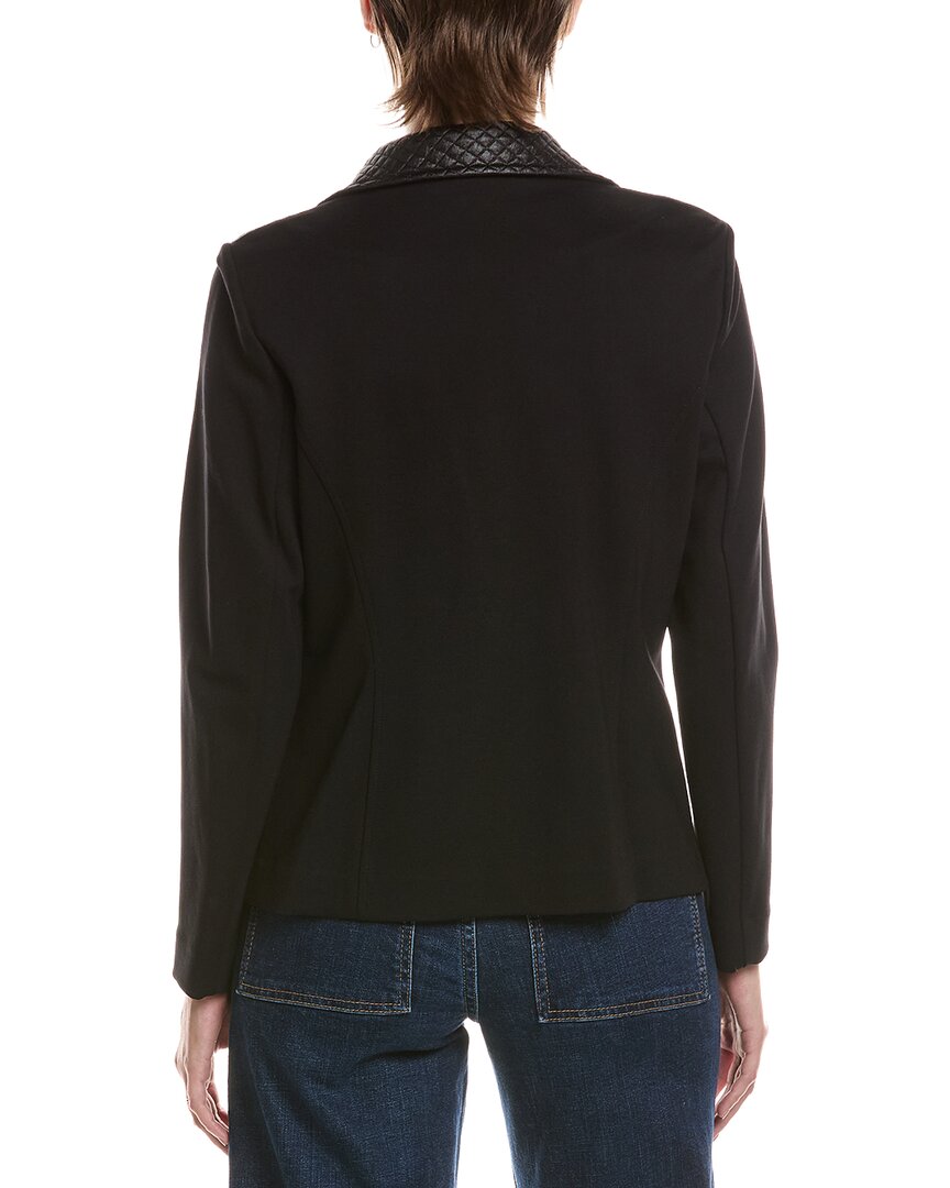 Anne Klein Anne Klein Combo Asymmetrical Moto Jacket
