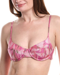 Ramy Brook Sparkle Mona Bikini Top