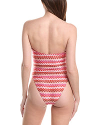 Ramy Brook Chevron Bianka One-Piece