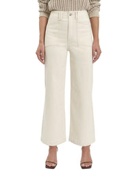 Daze Denim Valley Girl Raw Cut Wide Ankle Leg Jean