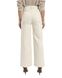 Daze Denim Valley Girl Raw Cut Wide Ankle Leg Jean