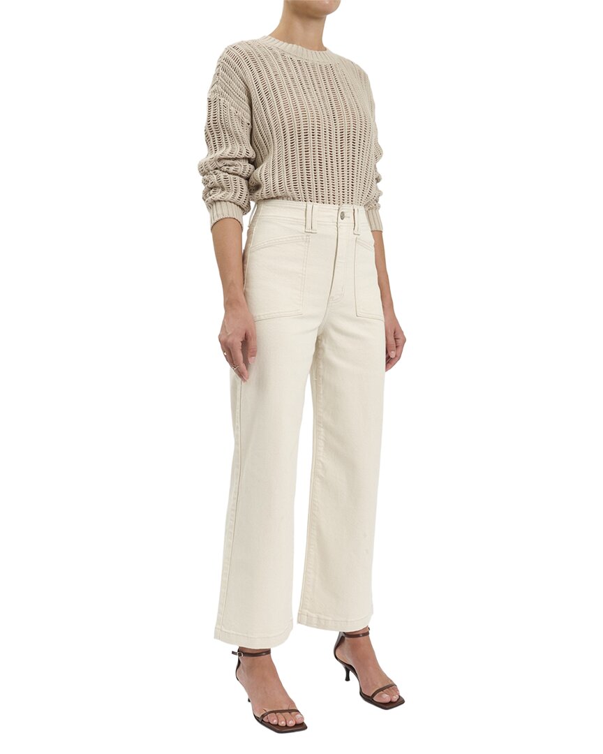 Daze Denim Valley Girl Raw Cut Wide Ankle Leg Jean