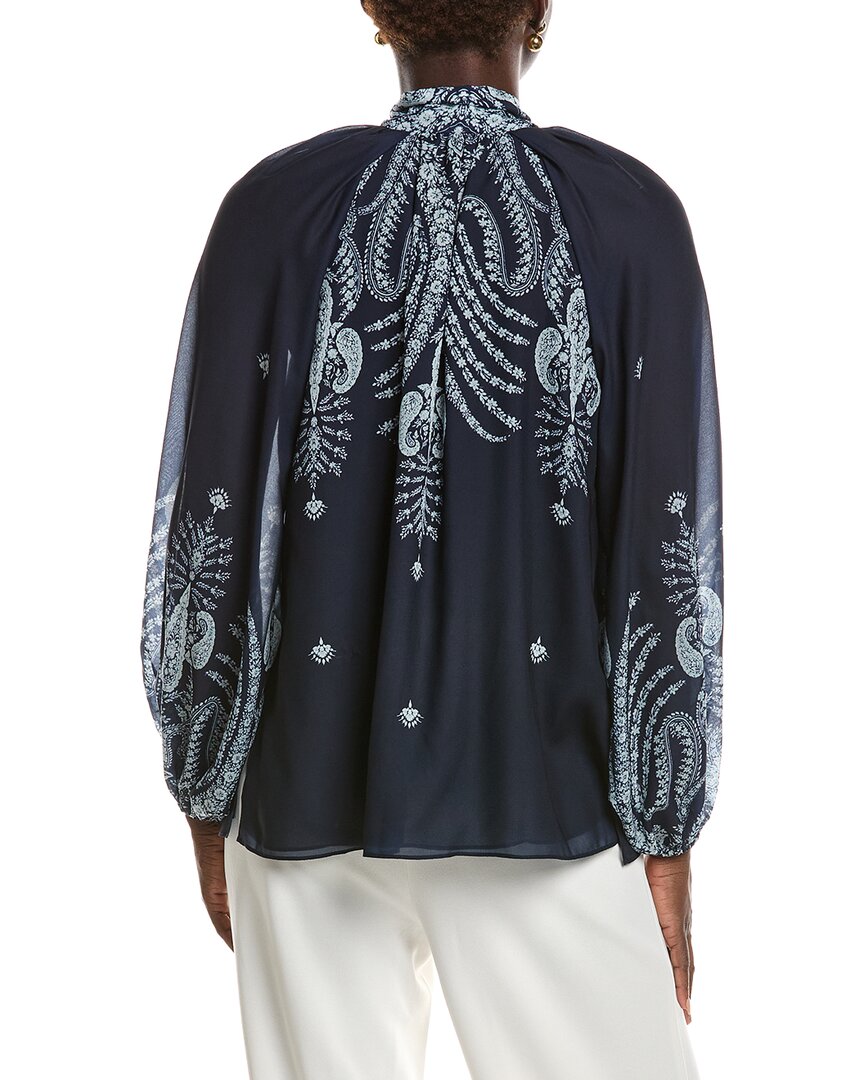 Kobi Halperin Shiloh Print Chiff Blouse