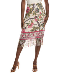 Kobi Halperin Vivienne Print Sequin Mini Skirt