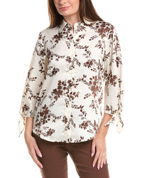 Jones New York Jones New York Printed Blouse Top