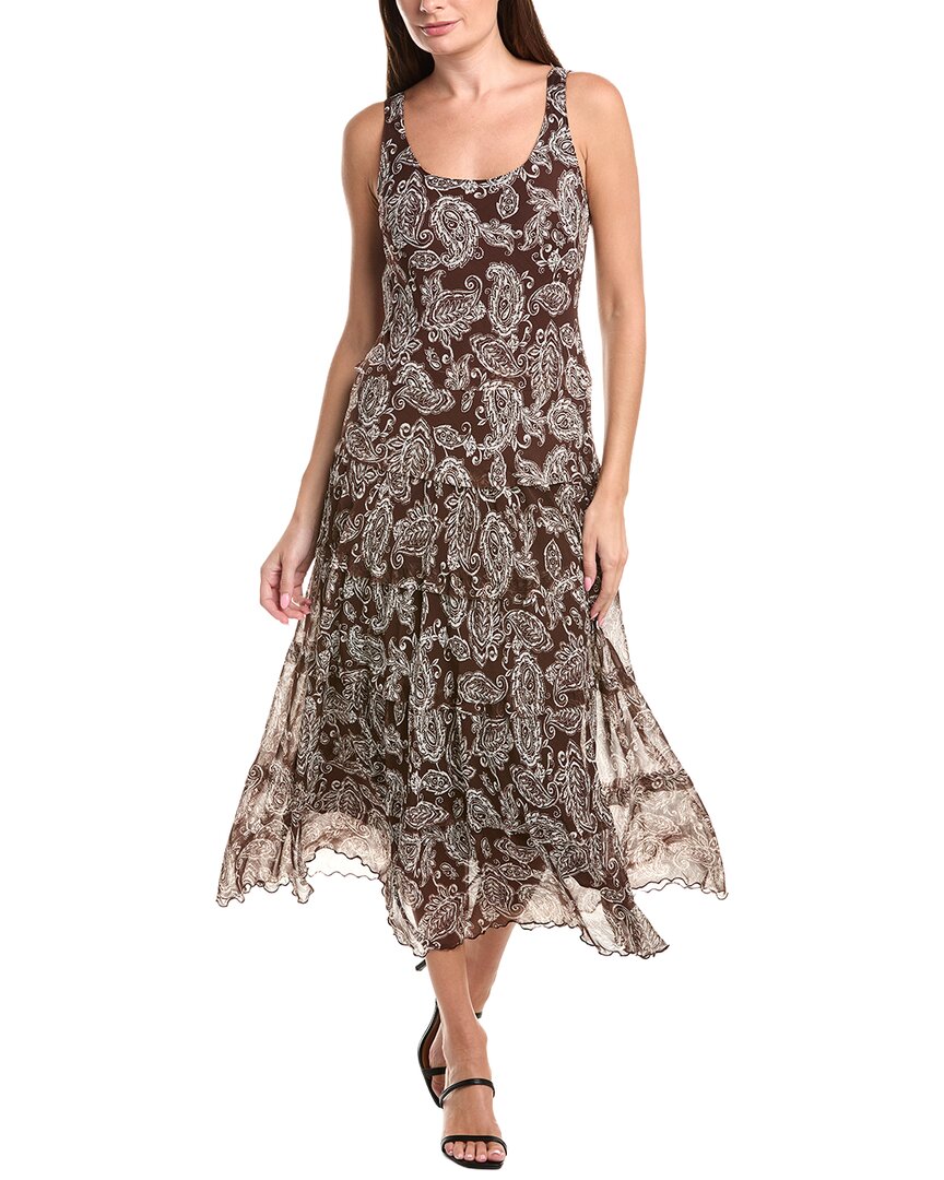 Jones New York Multi-Tier Maxi Dress