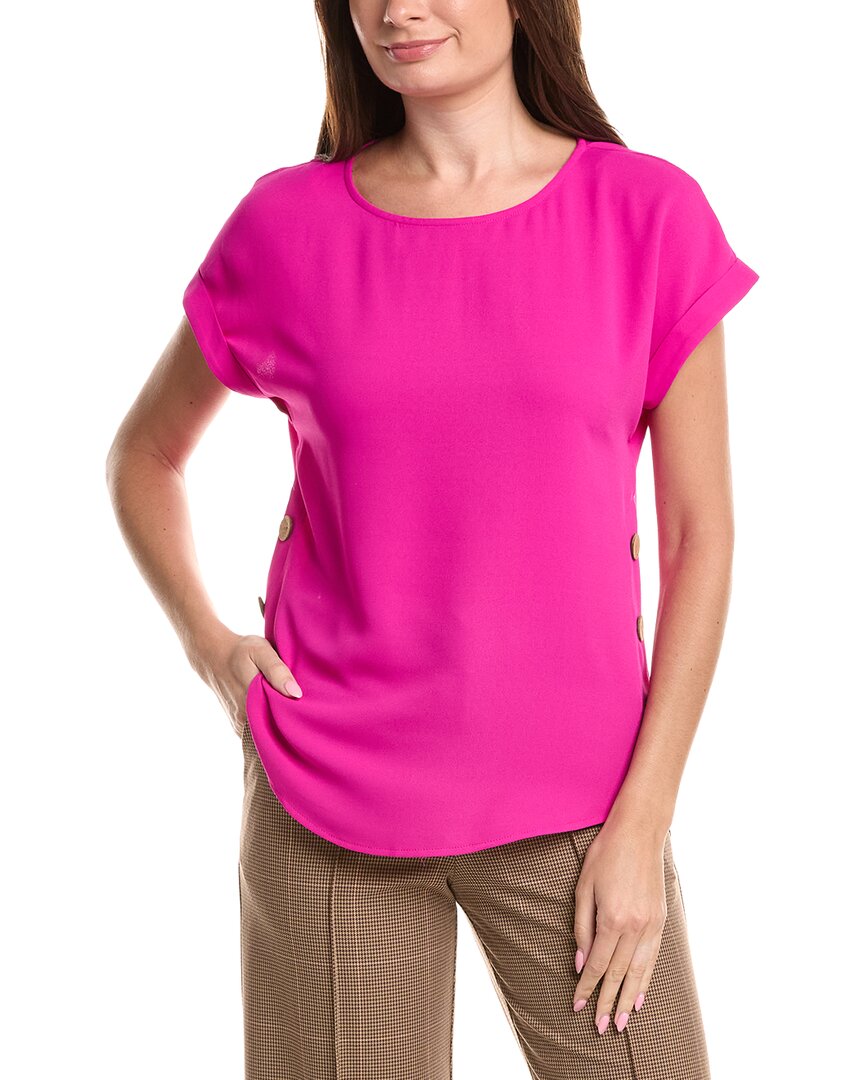 Jones New York Button Detail Blouse