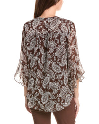 Jones New York Y Neck Blouse