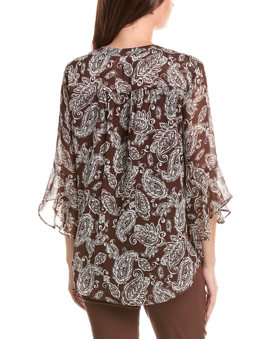 Jones New York Y Neck Blouse