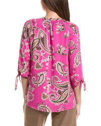 Jones New York Elbow Raglan Sleeve Blouse