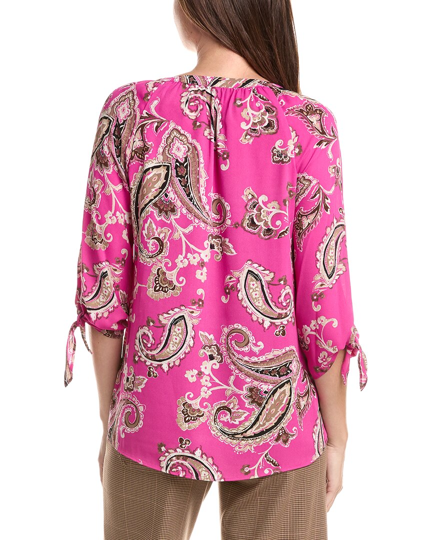 Jones New York Elbow Raglan Sleeve Blouse