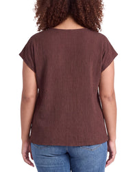 Jones New York Jones New York Double Trim Top