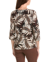 Jones New York 3/4-Sleeve Puff Blouse