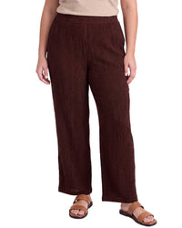 Jones New York Plus Pull-On Wide Leg Crop Pant