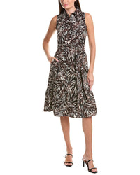 Jones New York Jones New York Belted Midi Shirtdress
