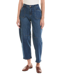 Jones New York High-Rise Barrel Jean