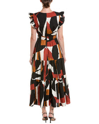 Jones New York Jones New York Ruffle Sleeve Double Elastic Waist