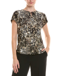 Jones New York Jones New York Double Trim Top