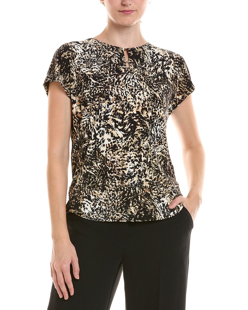 Jones New York Jones New York Double Trim Top
