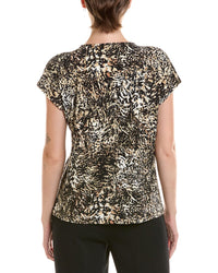 Jones New York Jones New York Double Trim Top