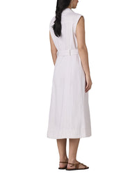 Wit & Wisdom Sleeveless Button Down Maxi Dress