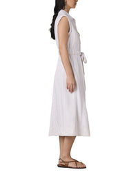 Wit & Wisdom Sleeveless Button Down Maxi Dress