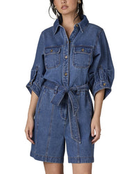 Wit & Wisdom Barrel Sleeve Romper