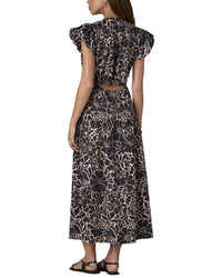 Wit & Wisdom Short Structured Shoulder Cap Sleeve Maxi Dress