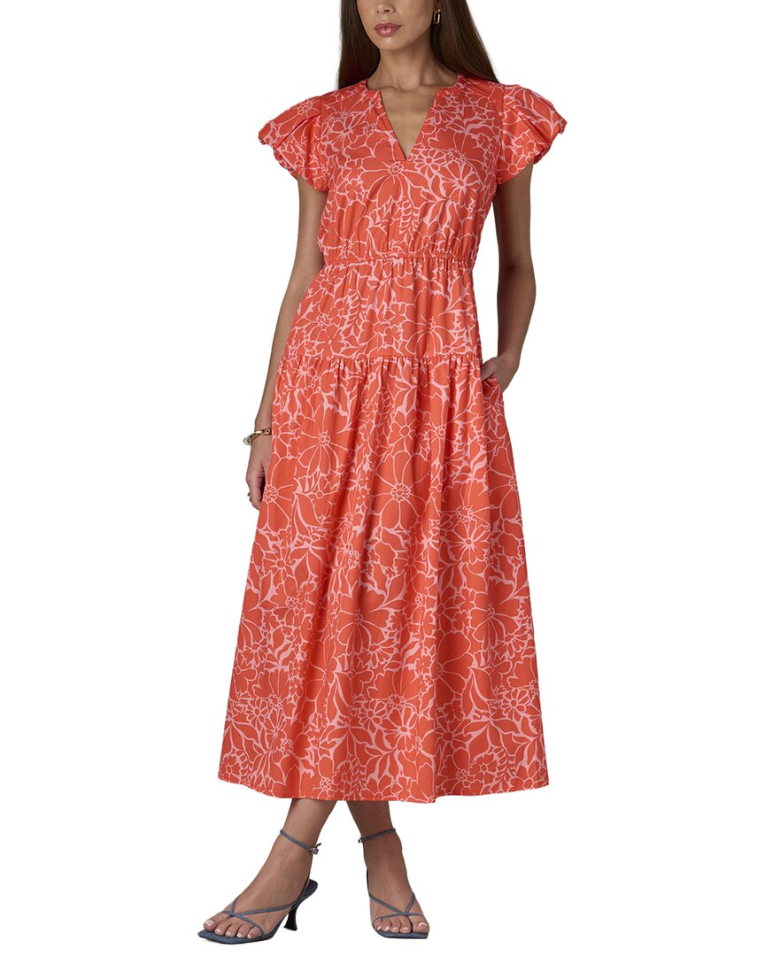 Wit & Wisdom Short Structured Shoulder Cap Sleeve Maxi Dress