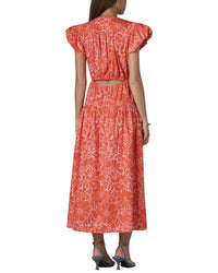 Wit & Wisdom Short Structured Shoulder Cap Sleeve Maxi Dress