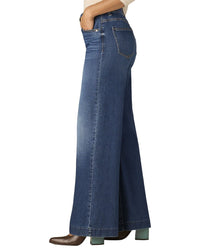 Wit & Wisdom Blue Sam High Rise Wide Leg Jean