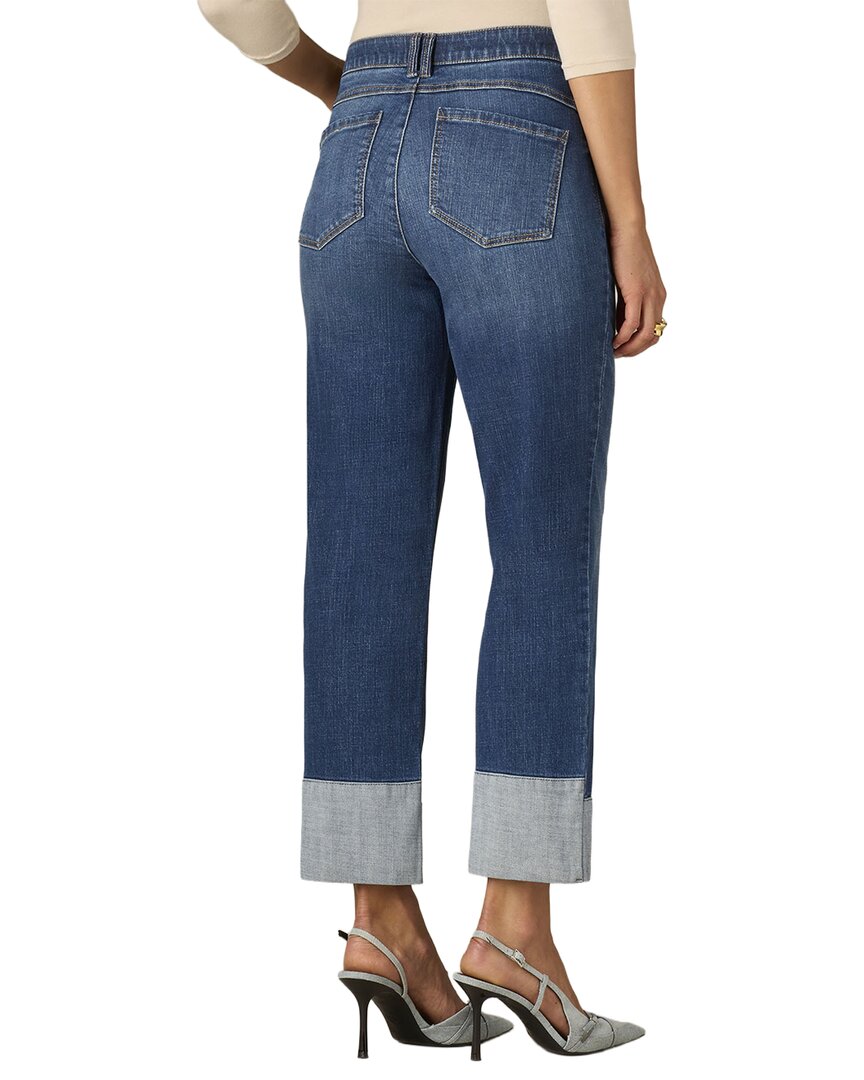 Wit & Wisdom Blue High Rise Round Up Boyfriend Jean