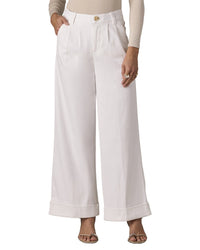 Wit & Wisdom White Skyrise Wide Leg Trouser Jean