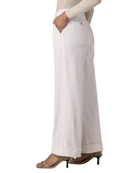 Wit & Wisdom White Skyrise Wide Leg Trouser Jean
