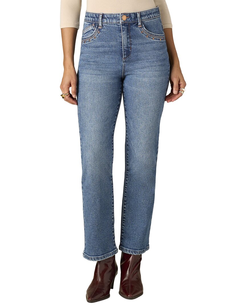 WIT & WISDOM Wit & Wisdom Mid Blue Artisanal Bennett Skyrise Barely Boot Jean
