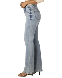 Wit & Wisdom Light Blue Artisanal Brittany High Rise Baby Boot Jean
