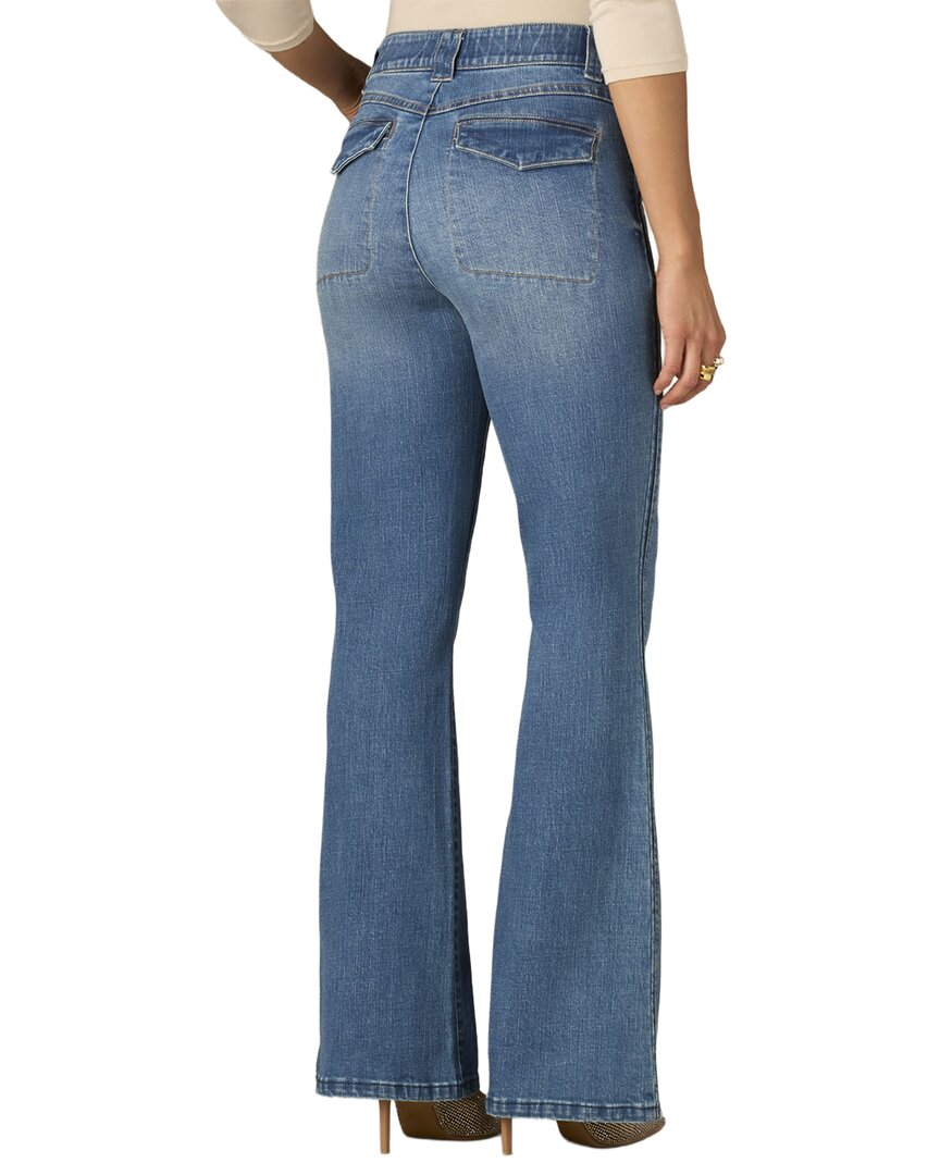 Wit & Wisdom Mid Blue Skyrise Double Side Seam Trouser Detail Boot Jean