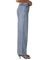 Wit & Wisdom Light Blue Artisanal Emma Skyrise Wide Leg Jean