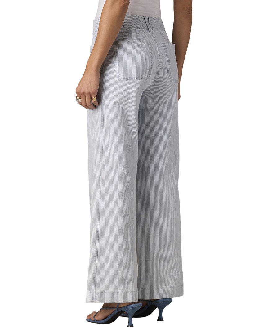 Wit & Wisdom Powder Blue Emma High Rise Patch Pocket Wide Leg Jean