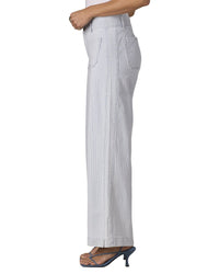 Wit & Wisdom Powder Blue Emma High Rise Patch Pocket Wide Leg Jean