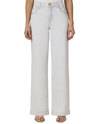 Wit & Wisdom Powder Blue Sam High Rise Wide Leg Jean