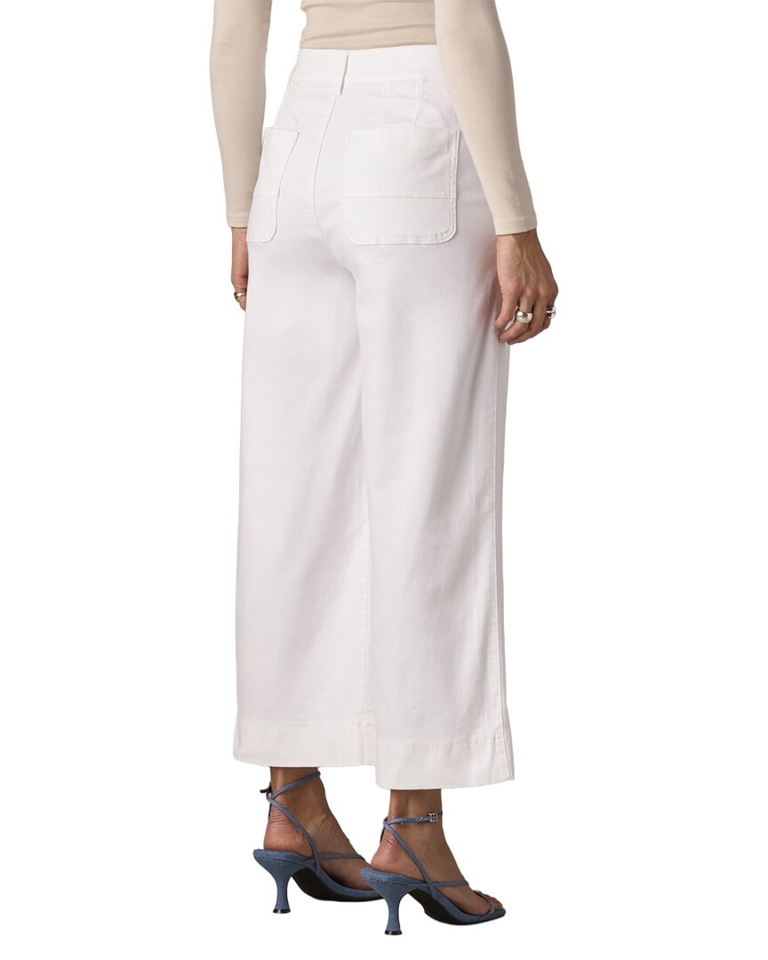 Wit & Wisdom Optic White Whitney Skyrise Crop Wide Leg Jean