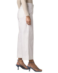 Wit & Wisdom Optic White Whitney Skyrise Crop Wide Leg Jean