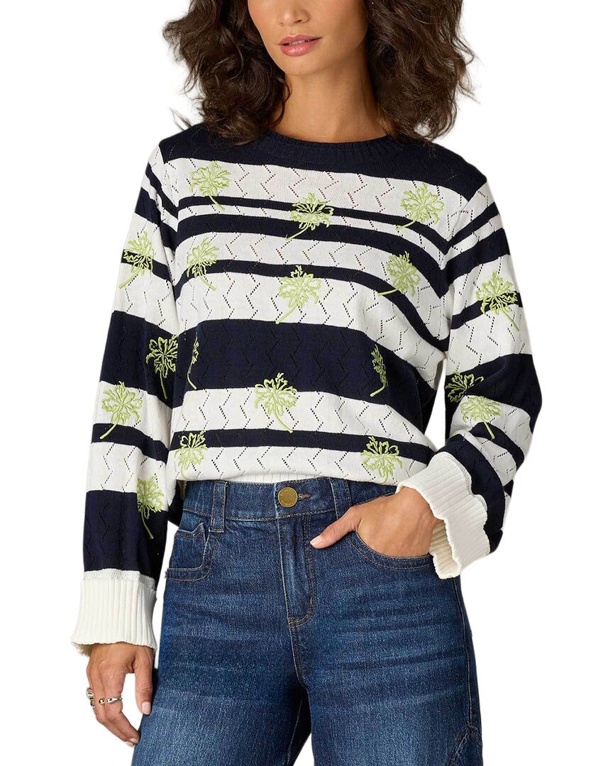 Wit & Wisdom Double Layer Round Neck Sweater