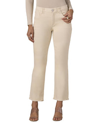 Wit & Wisdom Ecru Tatum High Rise Cropped Itty Bitty Flare Jean