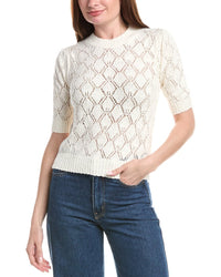 &Isla Piper Pointelle Knit Top
