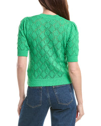 &Isla Piper Pointelle Knit Top
