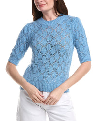 &Isla Piper Pointelle Knit Top